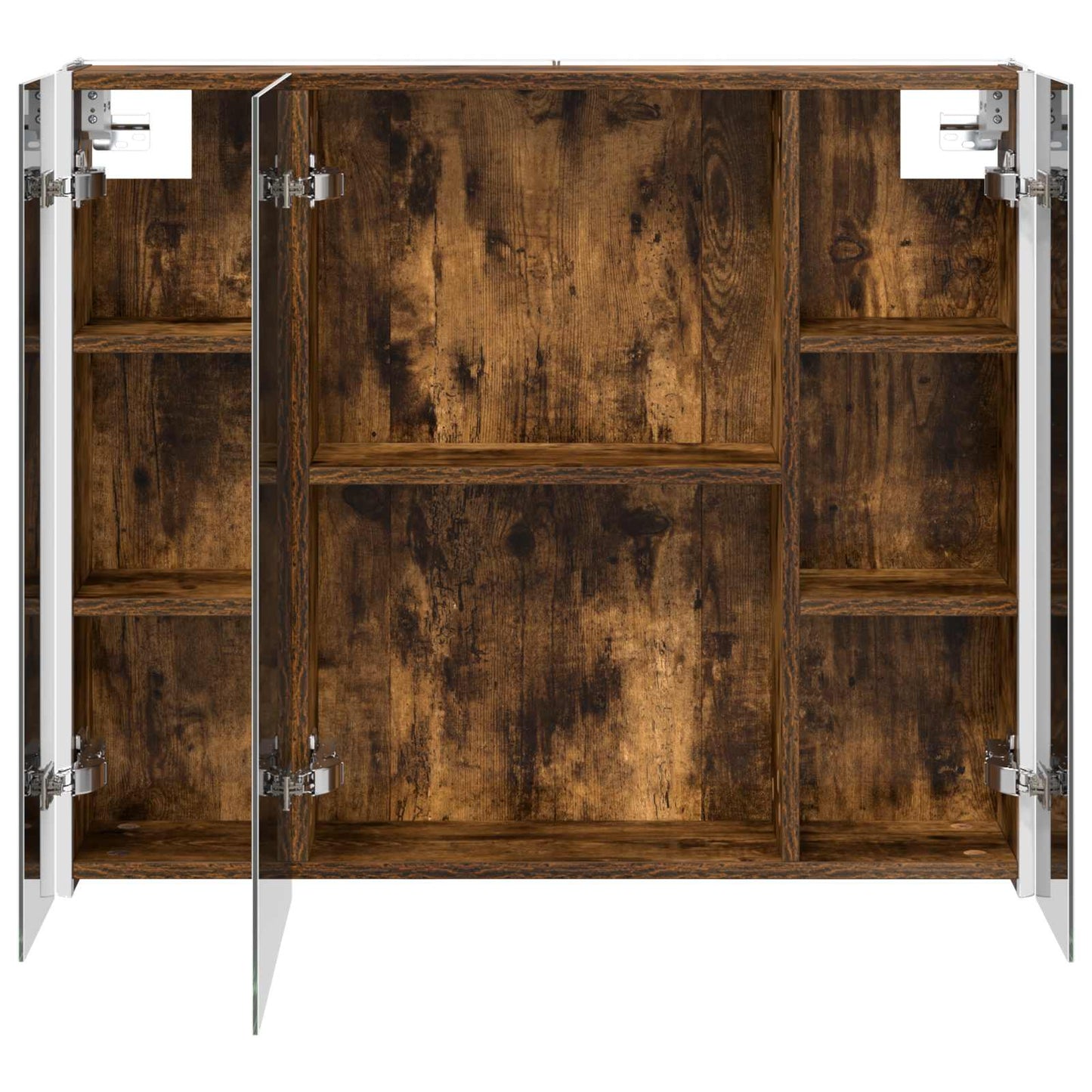 Mobiletto per specchio da bagno Rovere fumé 83,5 x 15,5 x 70 cm | homemem39