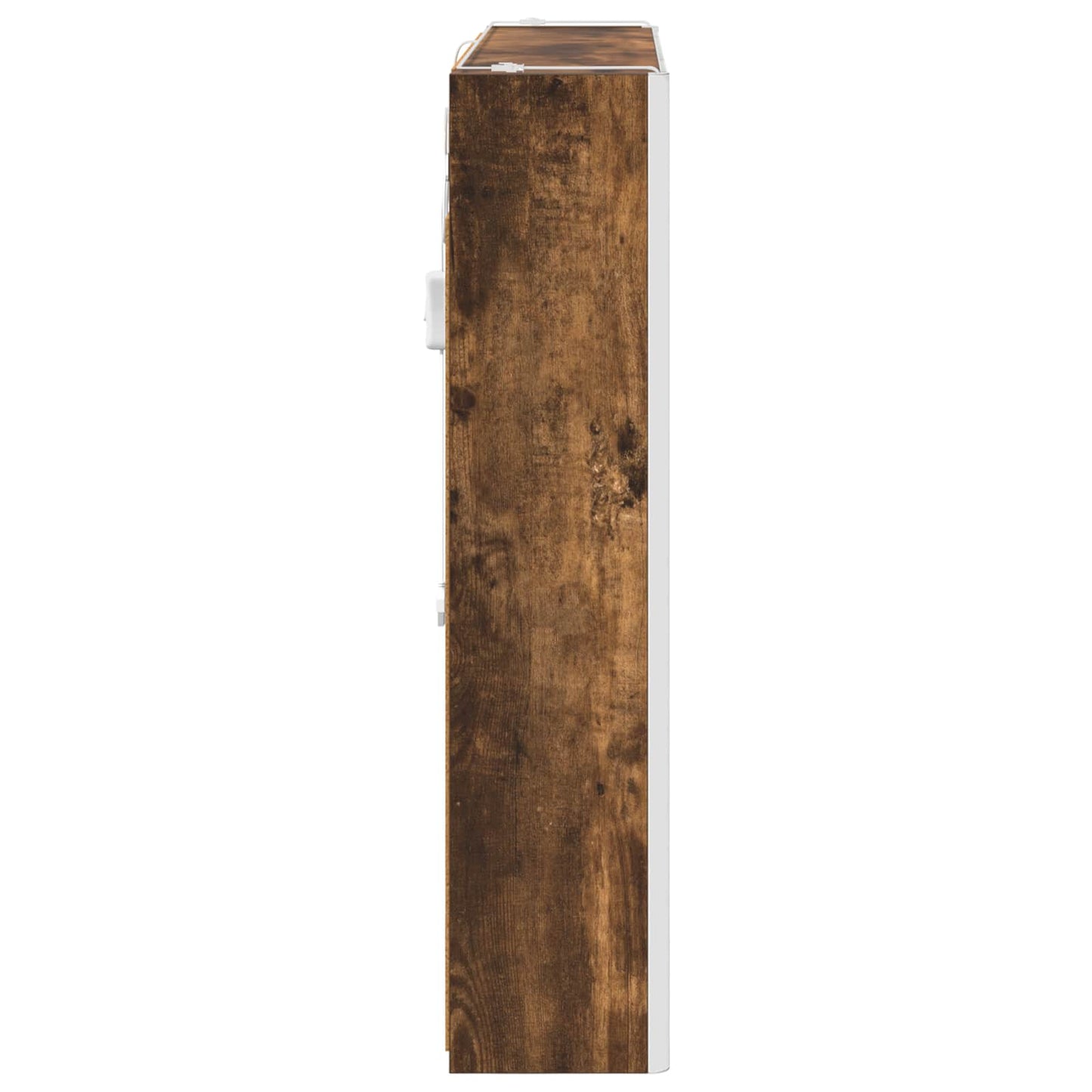 Mobiletto per specchio da bagno Rovere fumé 83,5 x 15,5 x 70 cm | homemem39