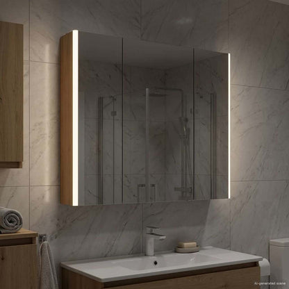 Mobiletto per specchio da bagno Rovere Artigianale