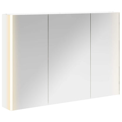 Mobiletto per specchio da bagno Bianco 103,5 x 15,5 x 70 cm | homemem39