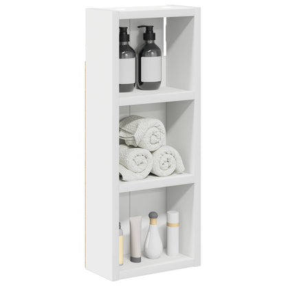 Armadio da bagno a muro con lo scaffale Bianco 20 x 10 x 50 cm | homemem39