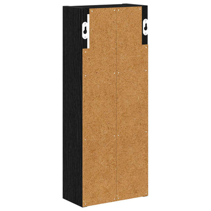 Armadio da bagno a muro Rovere Nero 20 x 10 x 50 cm | homemem39