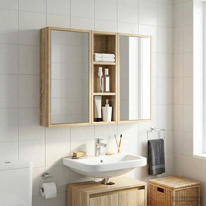 Armadio da bagno a muro Rovere Sonoma 20 x 10 x 60,5 cm | homemem39