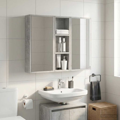 Armadio da bagno a muro Grigio Cemento 20 x 10 x 60,5 cm | homemem39