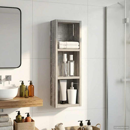 Armadio da bagno a muro Sonoma grigia 20 x 10 x 60,5 cm | homemem39