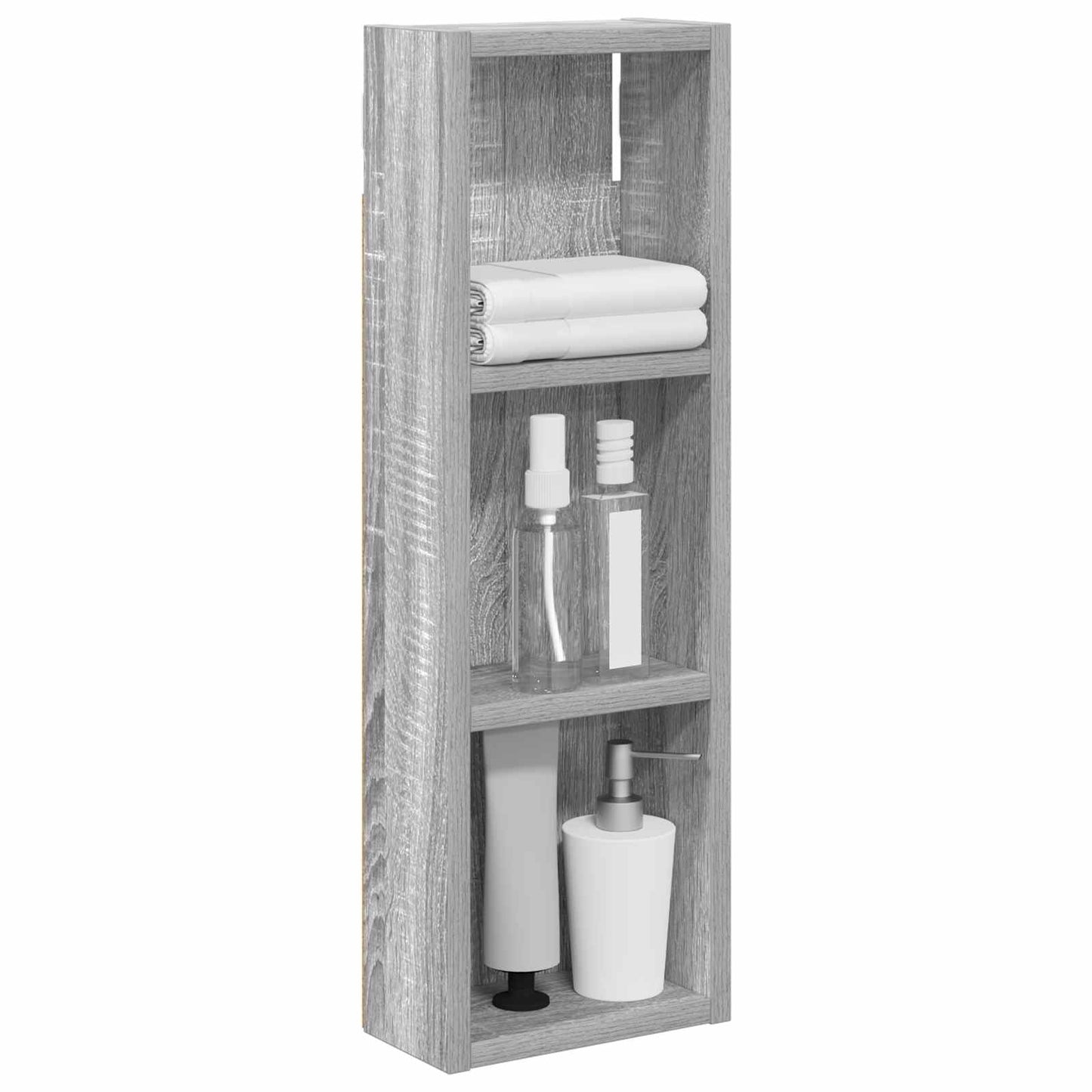 Armadio da bagno a muro Sonoma grigia 20 x 10 x 60,5 cm | homemem39