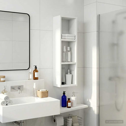 Armadio da bagno a muro Bianco 20 x 14 x 70 cm