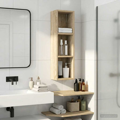 Armadio da bagno a muro Rovere Sonoma 20 x 14 x 70 cm | homemem39
