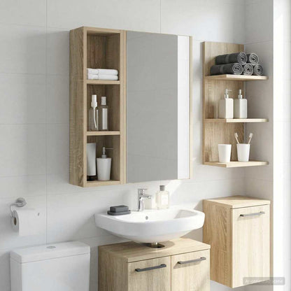 Armadio da bagno a muro Rovere Sonoma 20 x 14 x 70 cm | homemem39