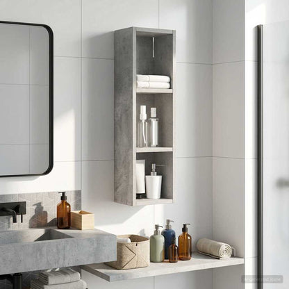 Armadio da bagno a muro Grigio Cemento 20 x 14 x 70 cm | homemem39