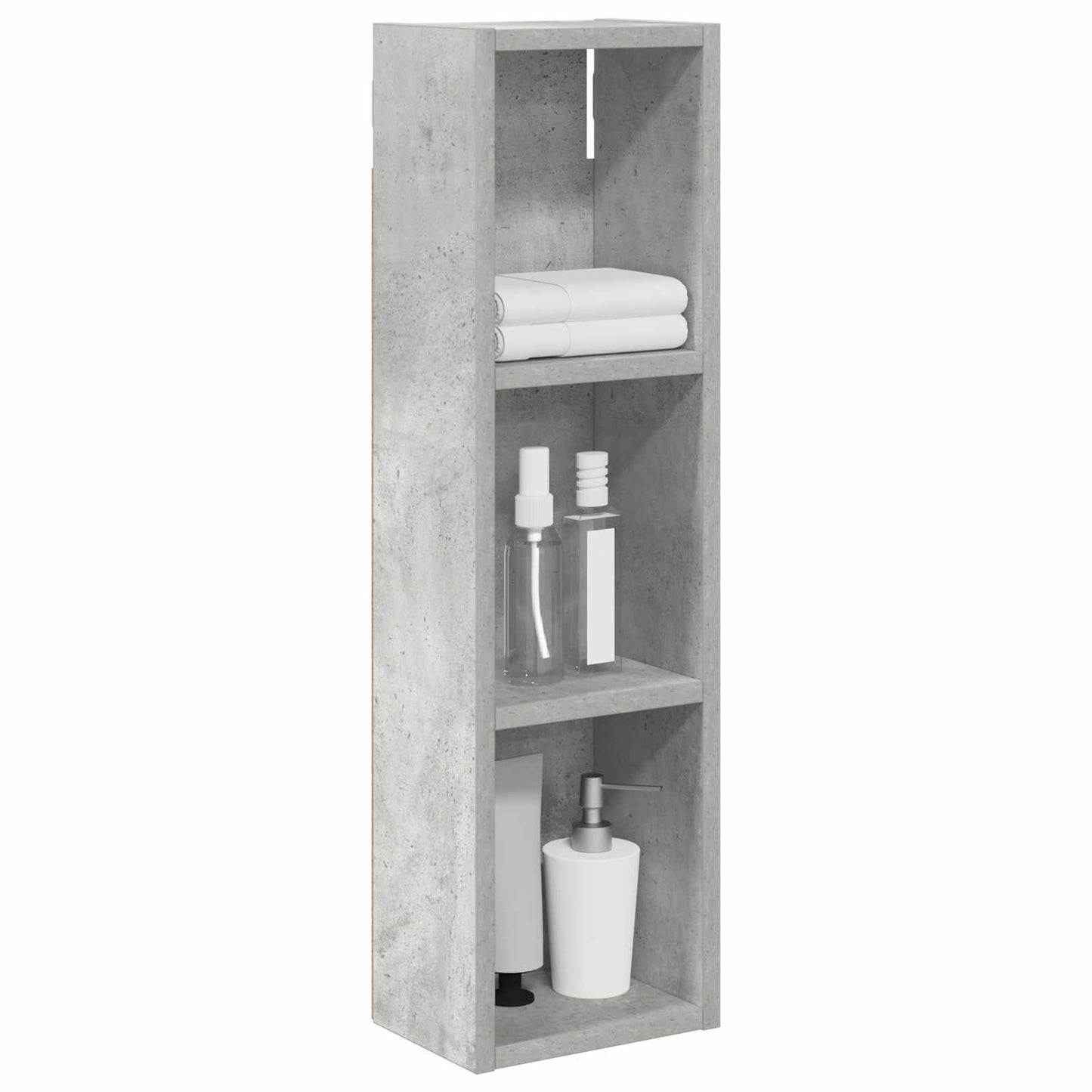 Armadio da bagno a muro Grigio Cemento 20 x 14 x 70 cm | homemem39