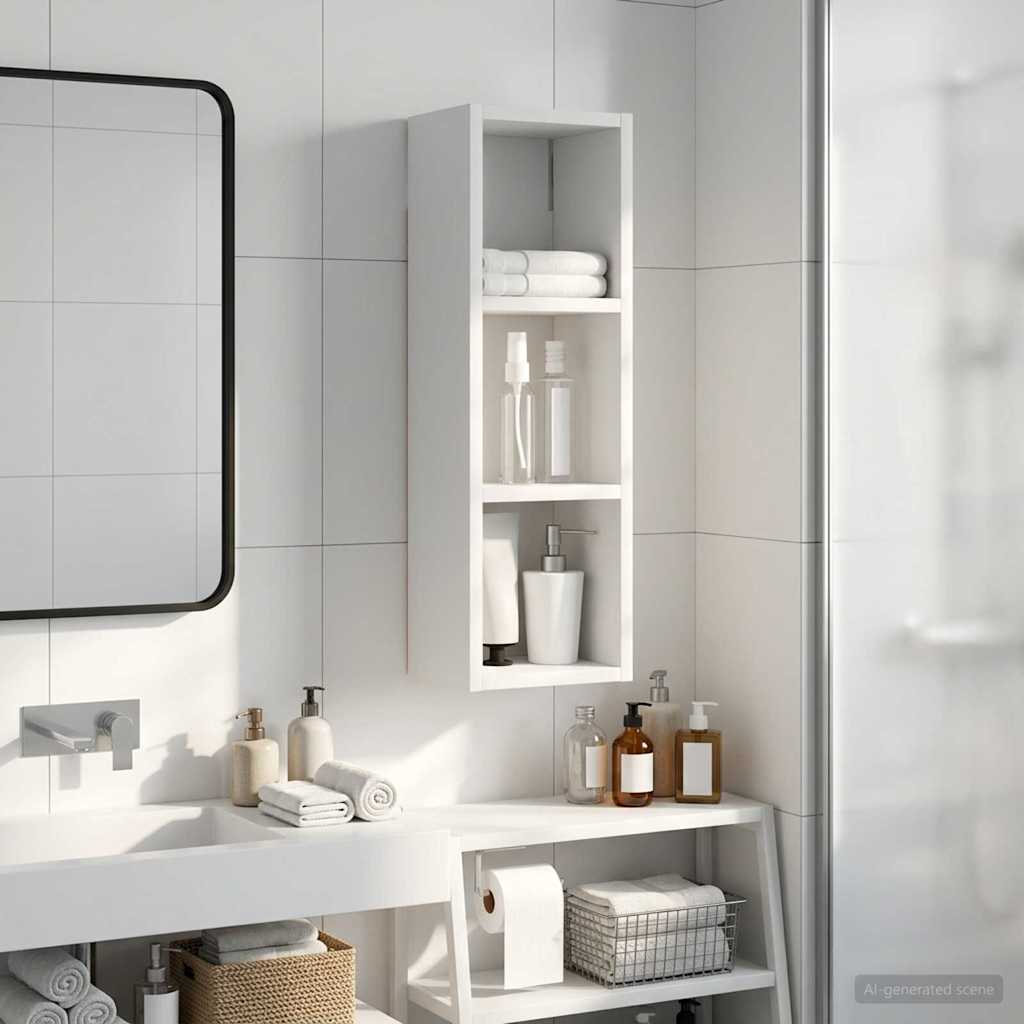 Armadio da bagno a muro Bianco 20 x 16 x 62,5 cm | homemem39