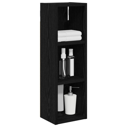 Armadio da bagno a muro Rovere Nero 20 x 16 x 62,5 cm | homemem39