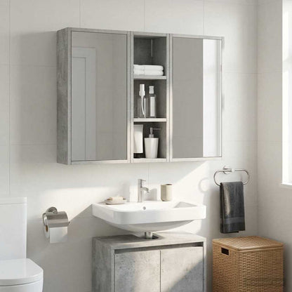 Armadio da bagno a muro Grigio Cemento 20 x 16 x 62,5 cm | homemem39