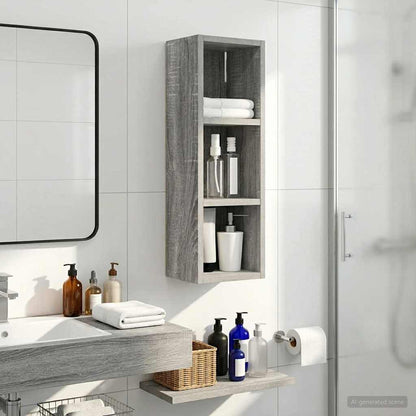 Armadio da bagno a muro Sonoma grigia 20 x 16 x 62,5 cm | homemem39