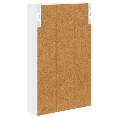 Armadio da bagno a muro con lo scaffale Bianco 30 x 10 x 50 cm | homemem39