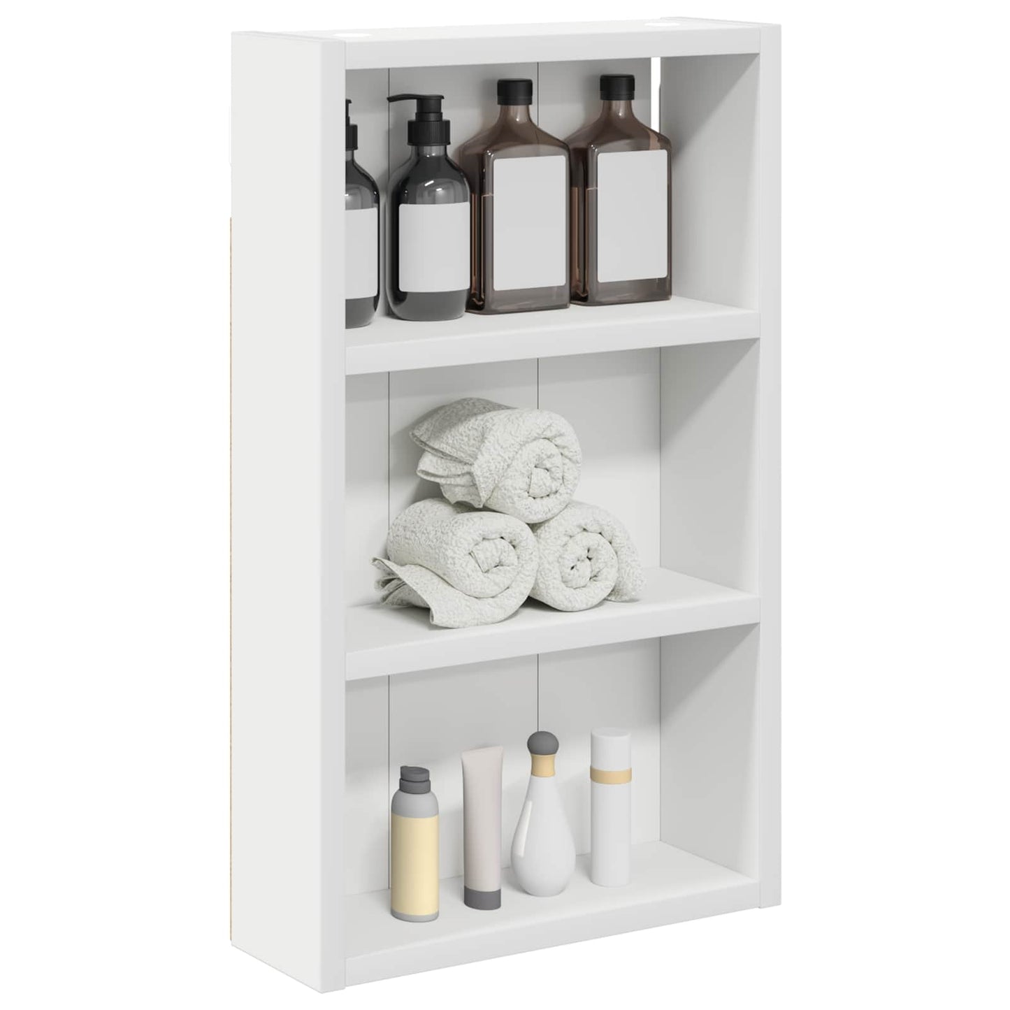 Armadio da bagno a muro con lo scaffale Bianco 30 x 10 x 50 cm | homemem39