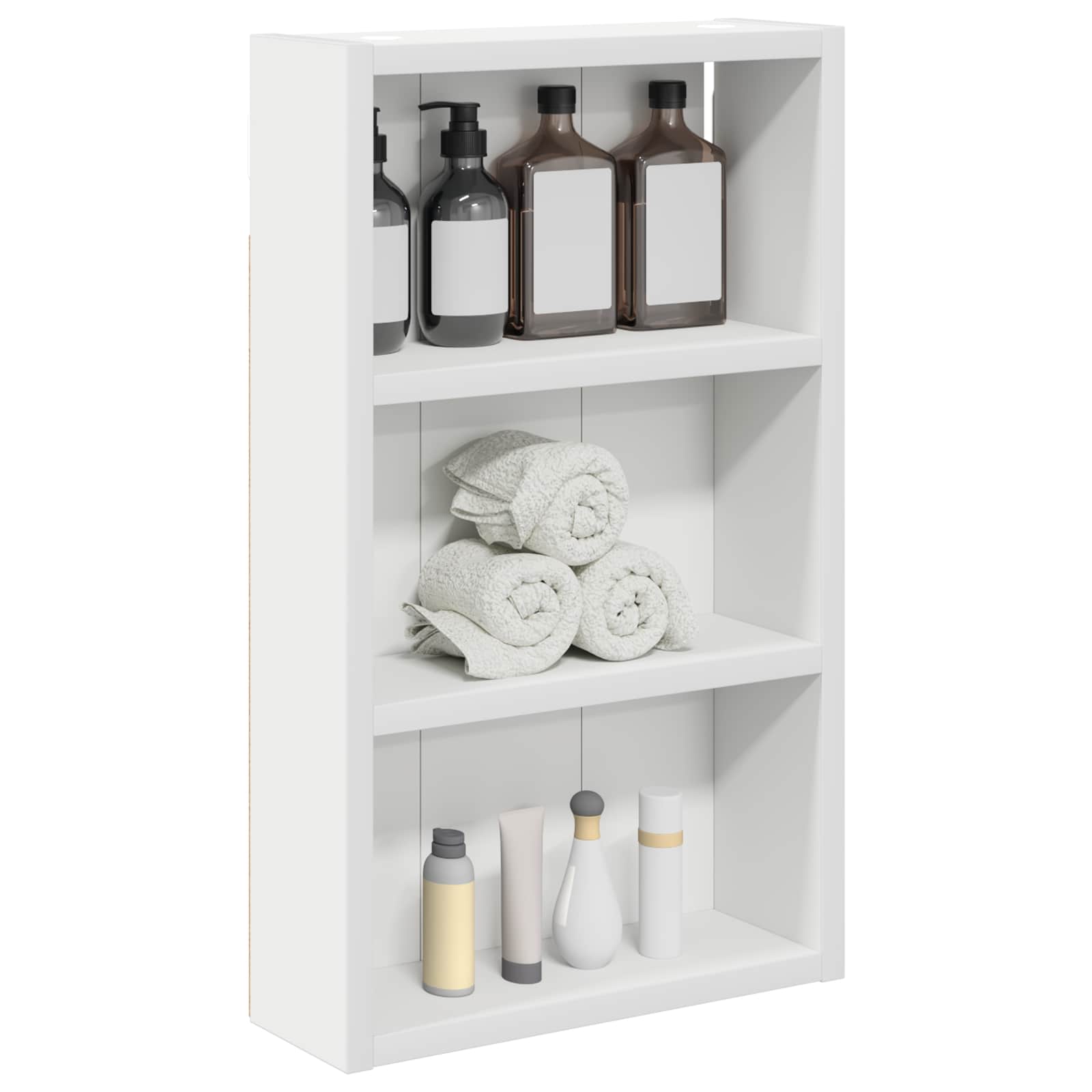 Armadio da bagno a muro con lo scaffale Bianco 30 x 10 x 50 cm | homemem39