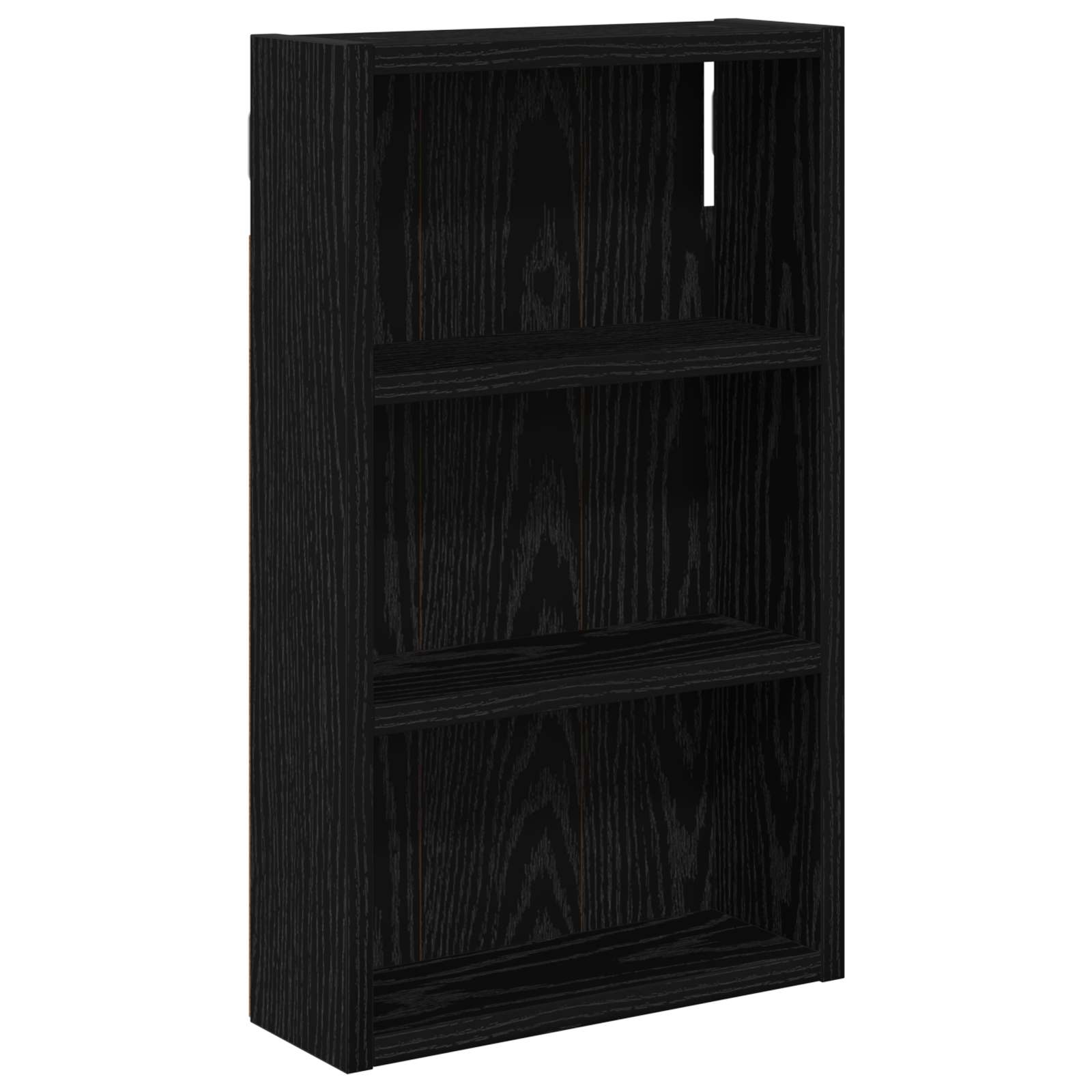 Armadio da bagno a muro Rovere Nero 30 x 10 x 50 cm | homemem39