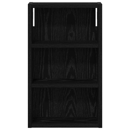 Armadio da bagno a muro Rovere Nero 30 x 10 x 50 cm | homemem39