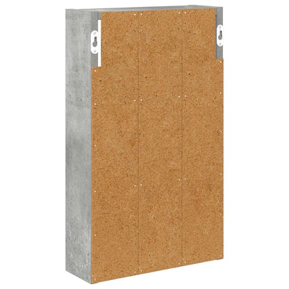 Armadio da bagno a muro Grigio Cemento 30 x 10 x 50 cm | homemem39