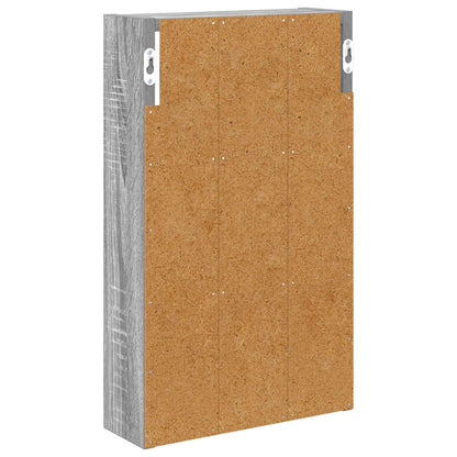 Armadio da bagno a muro Sonoma grigia 30 x 10 x 50 cm | homemem39
