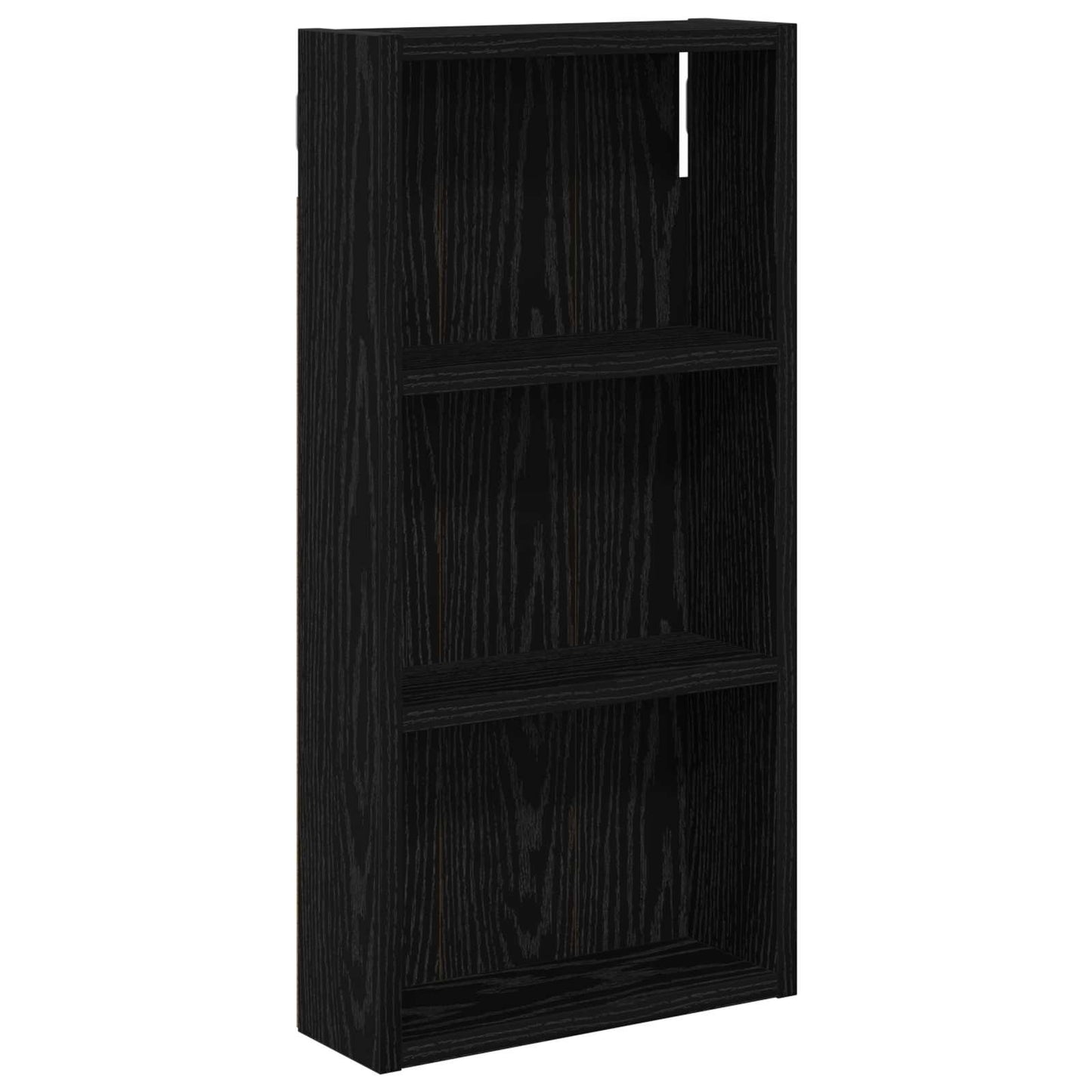 Armadio da bagno a muro Rovere Nero 30 x 10 x 60,5 cm