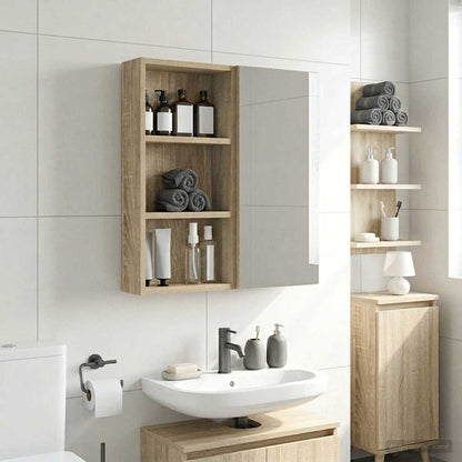 Armadio da bagno a muro Rovere Sonoma 30 x 10 x 60,5 cm | homemem39