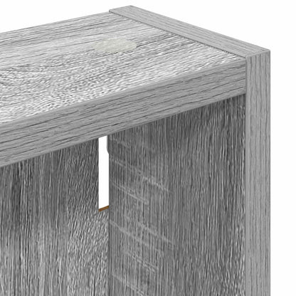 Armadio da bagno a muro Sonoma grigia 30 x 10 x 60,5 cm | homemem39