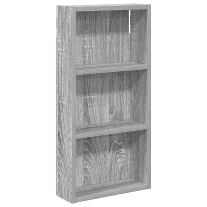 Armadio da bagno a muro Sonoma grigia 30 x 10 x 60,5 cm