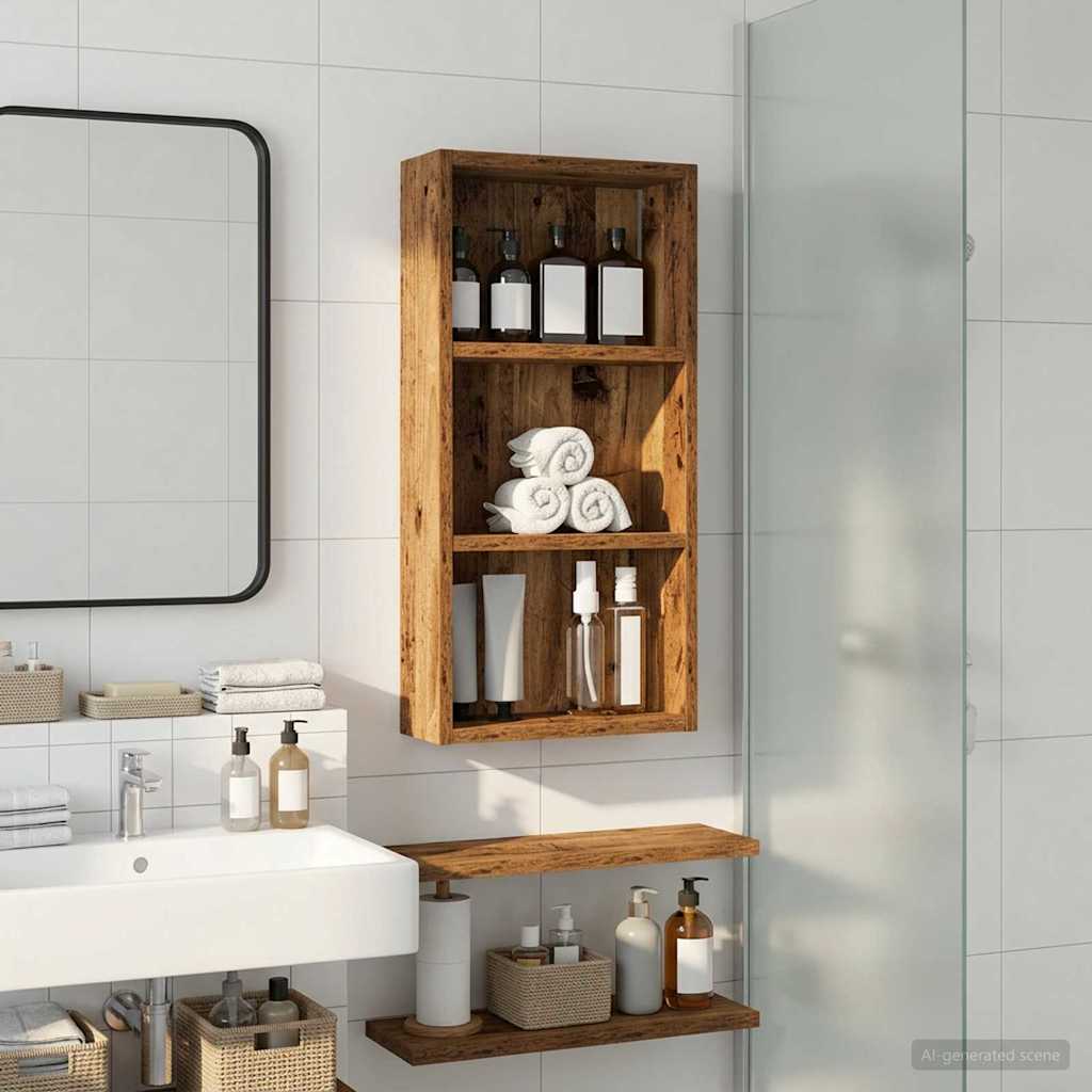 Armadio da bagno a muro Legno vecchio 30 x 10 x 60,5 cm | homemem39