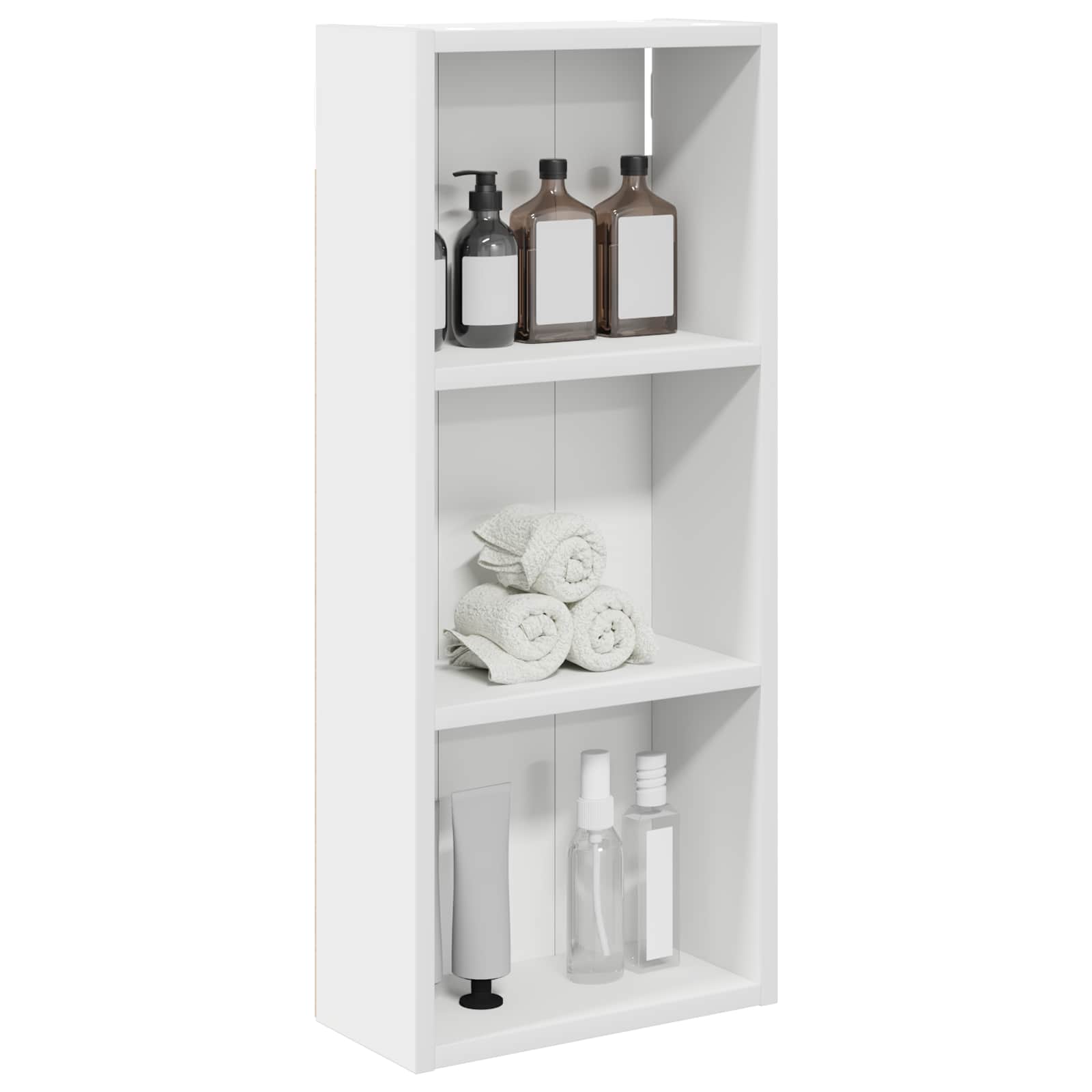 Armadio da bagno a muro con lo scaffale Bianco 30 x 14 x 70 cm | homemem39