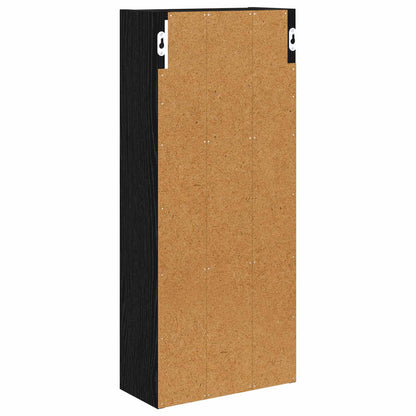 Armadio da bagno a muro Rovere Nero 30 x 14 x 70 cm | homemem39