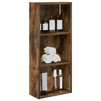 Armadio da bagno a muro Quercia Affumicata 30 x 14 x 70 cm | homemem39