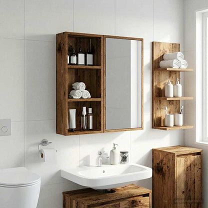 Armadio da bagno a muro Legno vecchio 30 x 14 x 70 cm | homemem39