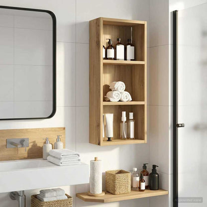 Armadio da bagno a muro Rovere Artigianale 30 x 14 x 70 cm | homemem39