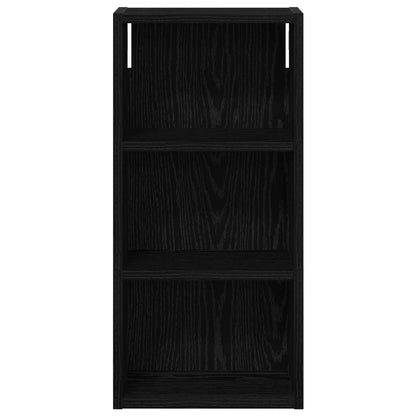 Armadio da bagno a muro Rovere Nero 30 x 16 x 62,5 cm | homemem39