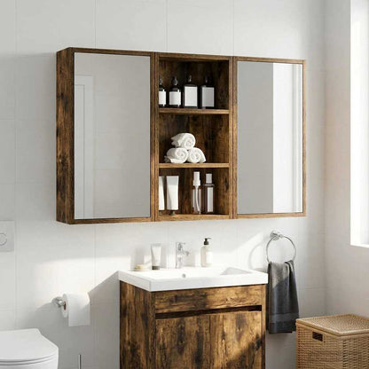 Armadio da bagno a muro Quercia Affumicata 30 x 16 x 62,5 cm | homemem39
