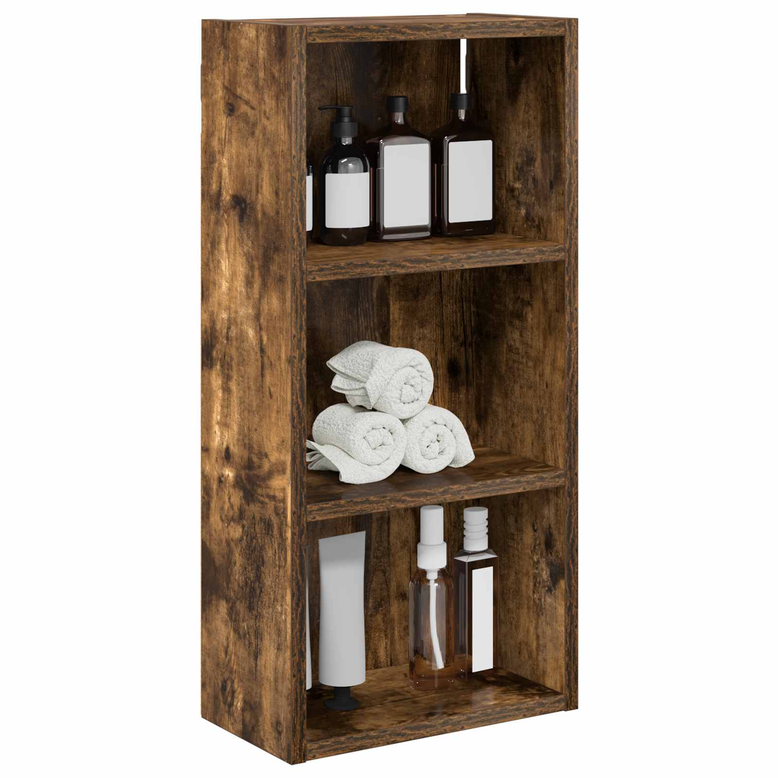 Armadio da bagno a muro Quercia Affumicata 30 x 16 x 62,5 cm | homemem39