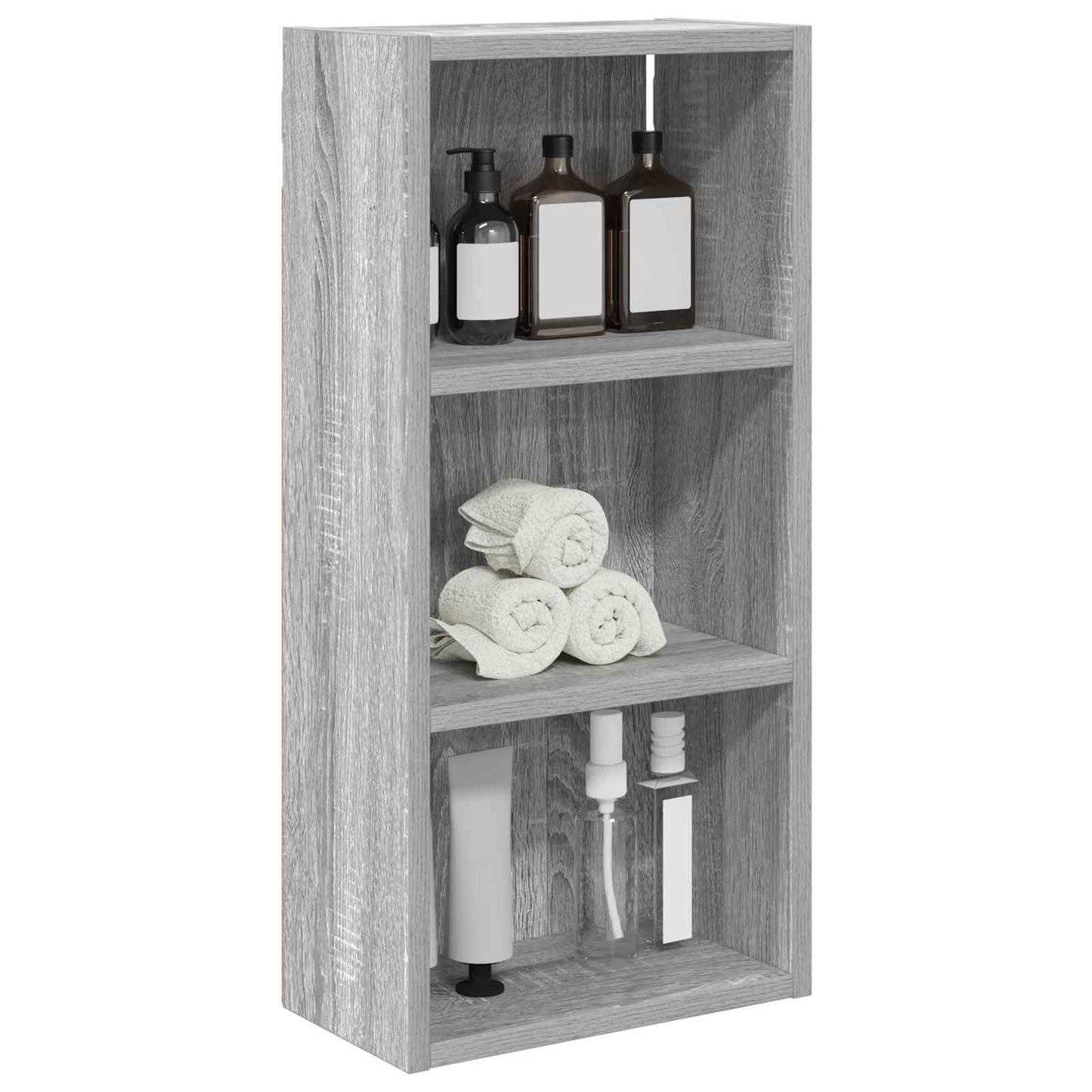 Armadio da bagno a muro Sonoma grigia 30 x 16 x 62,5 cm | homemem39