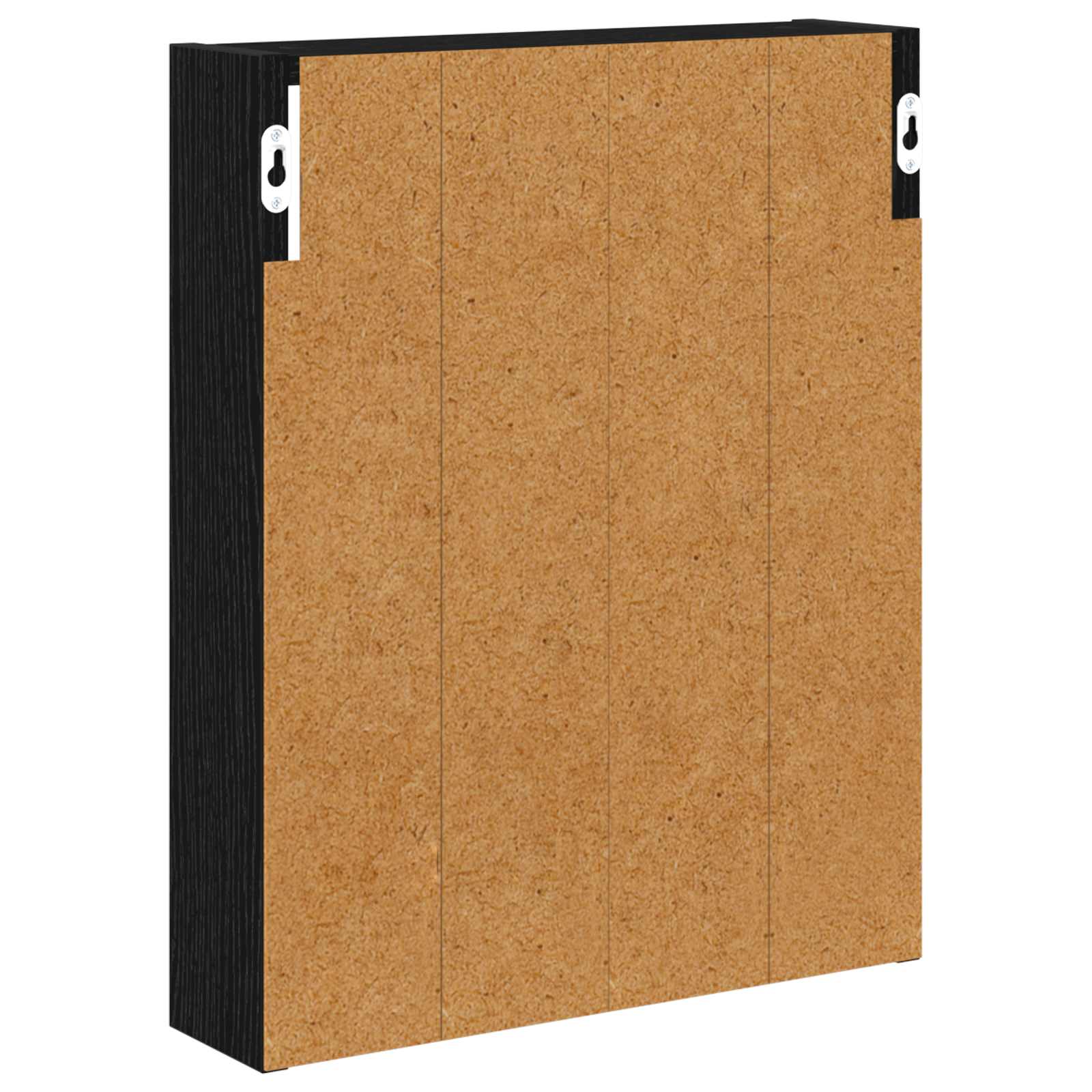 Armadio da bagno a muro Rovere Nero 40 x 10 x 50 cm | homemem39
