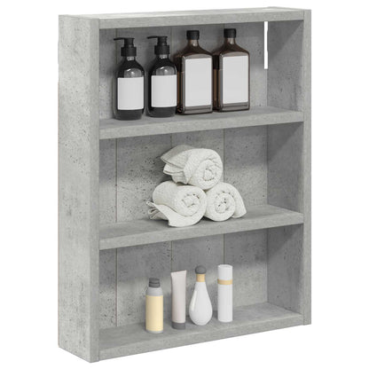 Armadio da bagno a muro Grigio Cemento 40 x 10 x 50 cm | homemem39