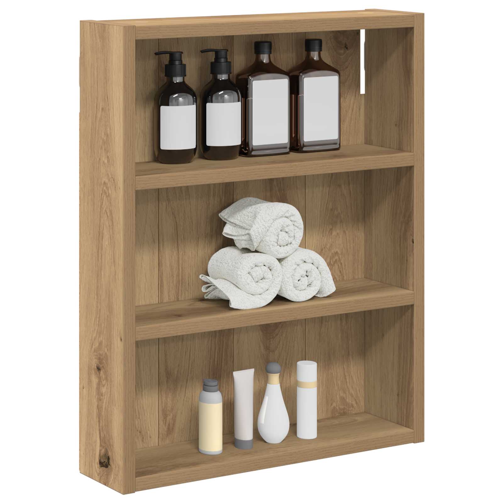 Armadio da bagno a muro Rovere Artigianale 40 x 10 x 50 cm | homemem39