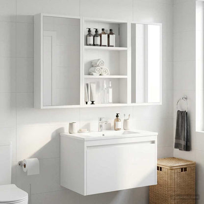 Armadio da bagno a muro Bianco 40 x 10 x 60,5 cm | homemem39