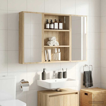Armadio da bagno a muro Rovere Sonoma 40 x 10 x 60,5 cm | homemem39