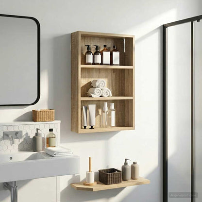 Armadio da bagno a muro Rovere Sonoma 40 x 10 x 60,5 cm | homemem39