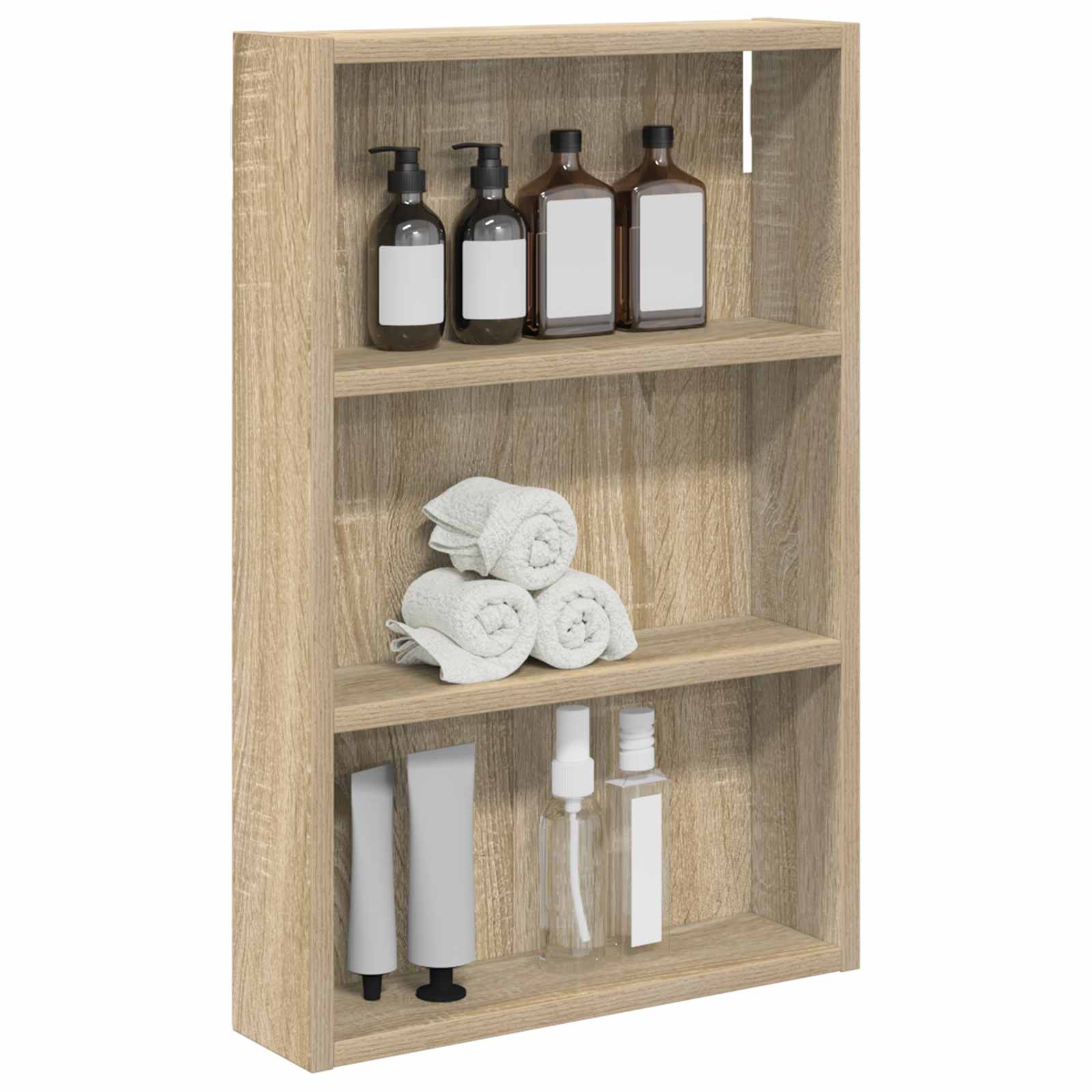 Armadio da bagno a muro Rovere Sonoma 40 x 10 x 60,5 cm | homemem39