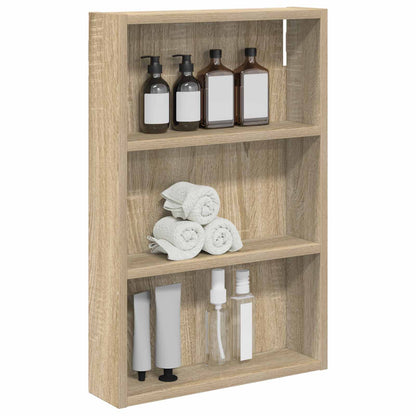 Armadio da bagno a muro Rovere Sonoma 40 x 10 x 60,5 cm | homemem39