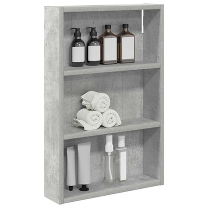 Armadio da bagno a muro Grigio Cemento 40 x 10 x 60,5 cm | homemem39