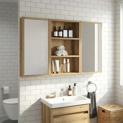 Armadio da bagno a muro Rovere Artigianale 40 x 10 x 60,5 cm | homemem39
